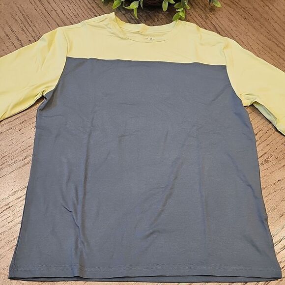 01.Algo Other - Long Sleeve Lime Green Long Sleeve Shirt Size L NWOT